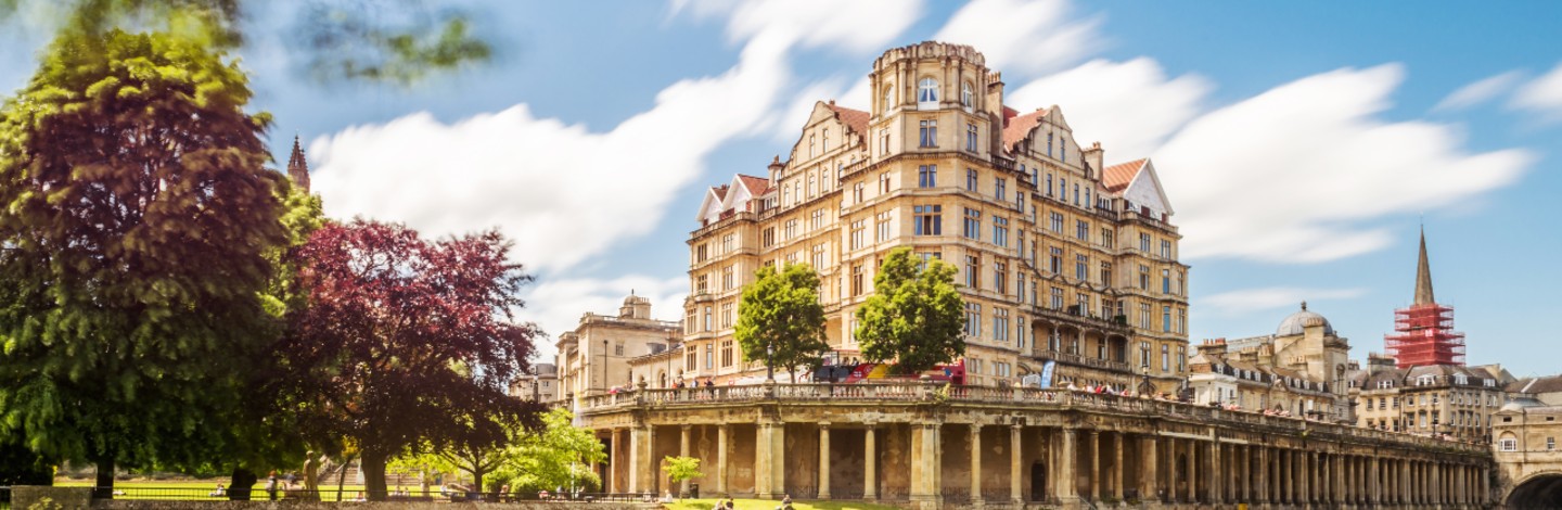 bath buildings park river