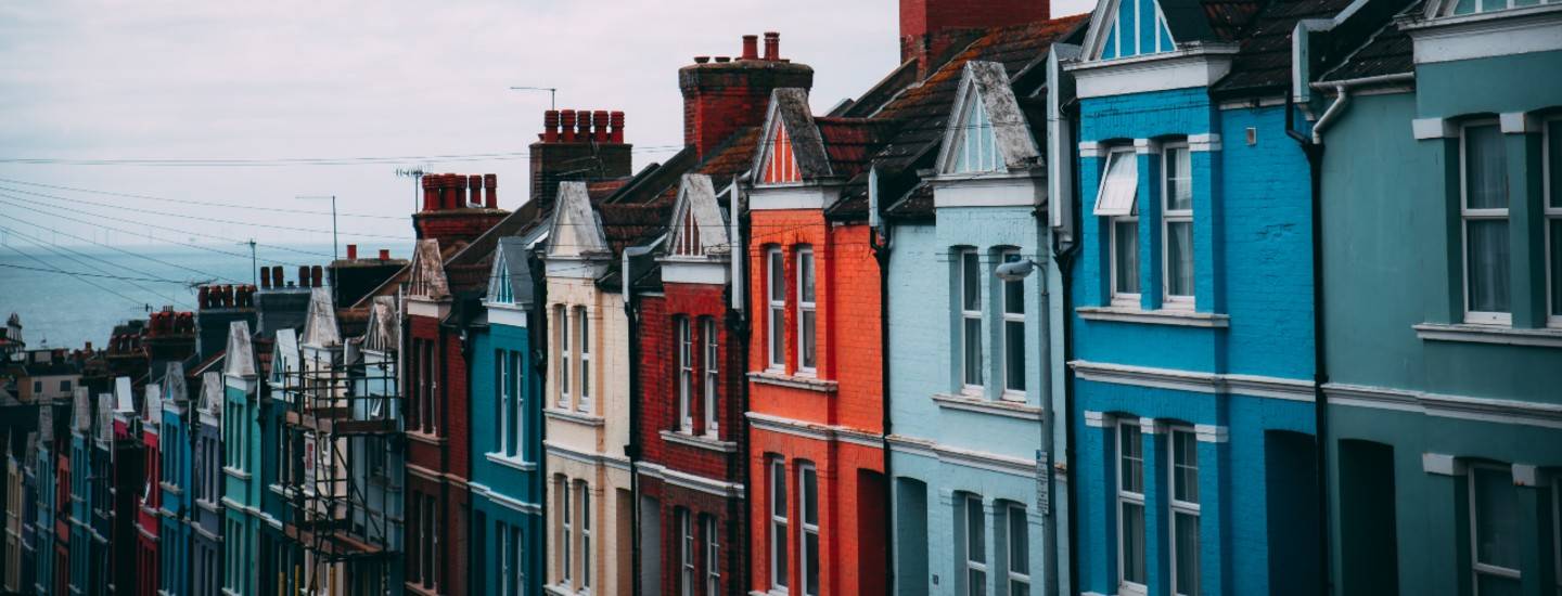 Brighton colourful houses