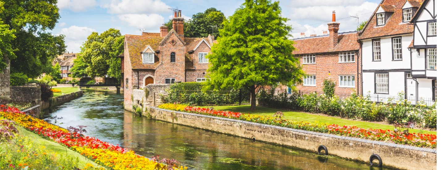 canterbury houses canal flower
