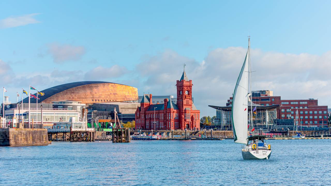 cardiff bay view