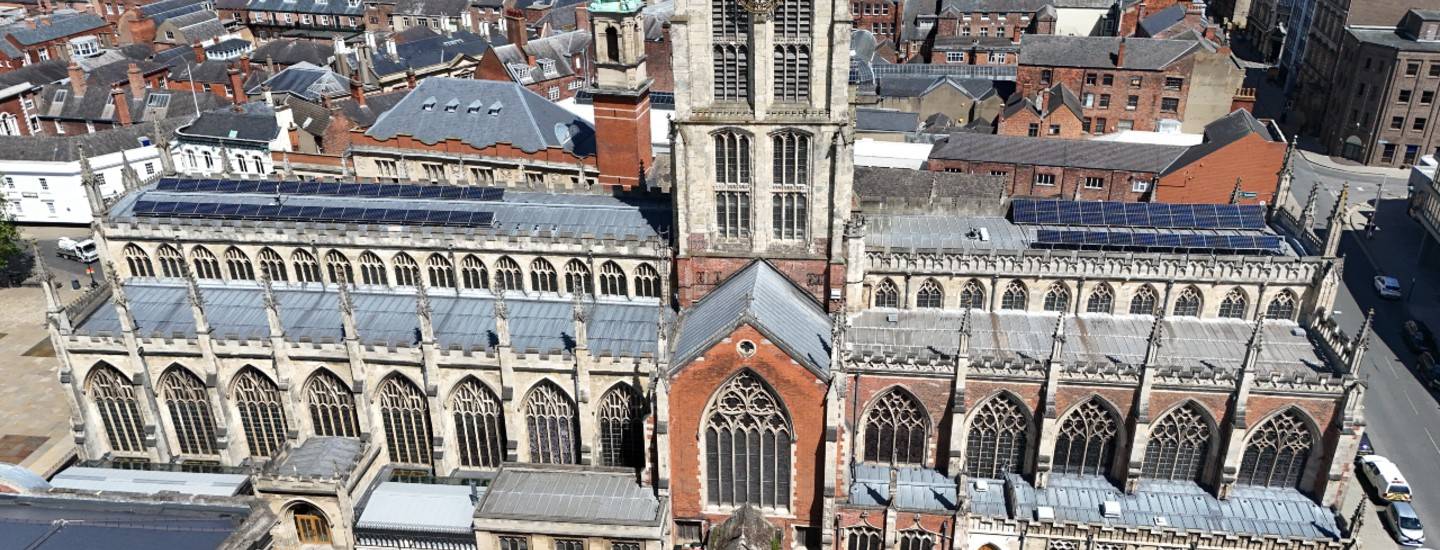 hull minster aerial view