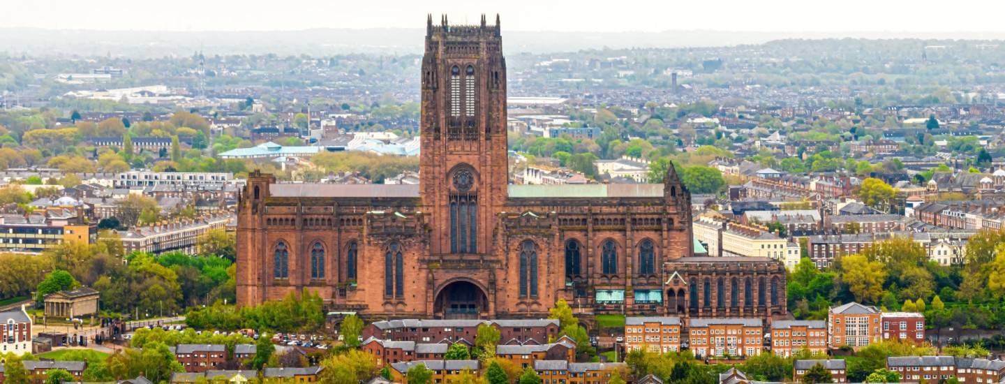 liverpool cathedral aerial view