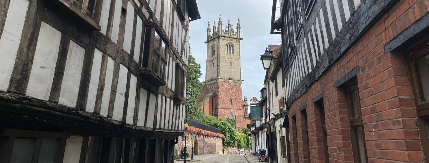 Shropshire shrewsbury town centre fish street